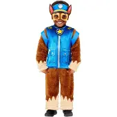 Paw Patrol Chase Deluxe -Maskeraddräkt 104 Cm