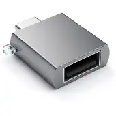 Satechi USB 3.1 Gen 1 (USB3.0) Adapter [1x USB-C hane - 1x USB-A] ST-TCUAM 0 mm