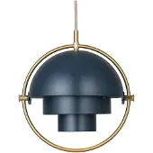 Gubi - Multi-Lite Taklampa Ø36 Mässing/Midnight Blue