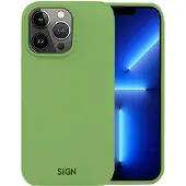 Sign Liquid Silicone Case för iPhone 14 Pro - Grön