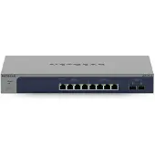 Netgear Smart MS510TXM - Switch - L3 Lite - smart - 4 x 100/1000/2.5G + 4 x 1/2.5/5/10GBase-T + 2 x 10 Gigabit SFP+ (upplänk) - rackmonterbar, skri...