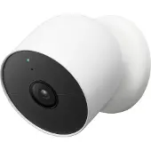 Google Nest Cam - Nätverksövervakningskamera - inomhusbruk, utomhusbruk - väderbeständig - färg (Dag&Natt) - 2 MP - 1920 x 1080 - 1080p - ljud - tr...