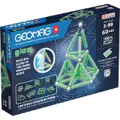 Geomag Magnetset - Glow Återvunnet - 60 Delar - - One Size - Magnetiska leksaker
