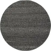 NATURL. Rund ullmatta | Feline antracit/melerad hos Volero | Ø 140cm | Antracit | Cotton | Rund | Inomhusmattor