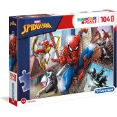 Clementoni Jigsaw Puzzle Super Color Maxi Spiderman 104pcs. Golv