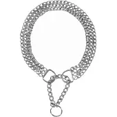 Trixie Stop The Pull Chain Collar Silver 60 cm