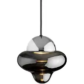 Design By Us Taklampa , Nutty, dimbara, Grå, Vardagsrum, Glas, Design