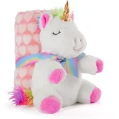 Perletti Enhörning Tiara Teddy Med Täcke 22 Cm