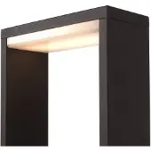 Deko-light LED-gånglampa Cata IV, höjd 70 cm, Svart, Aluminium / grå / zink, Modern