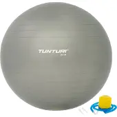 Tunturi gymnastikboll 90 cm, silverfärgad