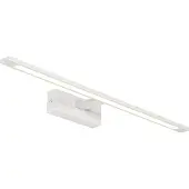 QAZQA Vägglampa vit 62 cm inkl LED IP44 - Jerre