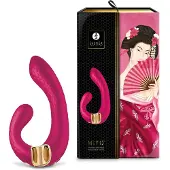 Shunga Dubbelvibrator Dual Stimulation Vibe Shunga Miyo Fuchsia