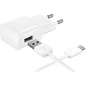 Samsung Snabb USB-C Reseladdare EP-TA200EWE - Bulk - Vit