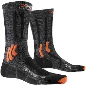 X-socks - Vandringskläder - Trek X Merino Grey Duo Melange/X-Orange/Black för UnisexUll - Storlek 35-38 - Grå