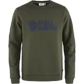 Fjällräven - Tröjor - Fjällräven Logo Sweater M Deep Forest för UnisexBomull - Storlek XL - Grön