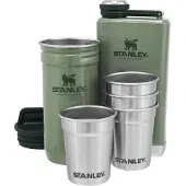 Stanley Adventure Shot + Flask Gift Set - Hammertone Green