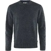 Fjällräven Men's Övik Round-neck Sweater Dark Grey