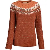 Fjällräven Women's Övik Knit Sweater Autumn Leaf/Desert Brown