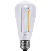 Segula 55700 LED-lamp EEK F (A - G) E27 6.5 W = 51 W Varmvit (Ø x L) 65 mm x 145 mm 1 st