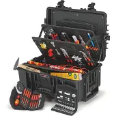 Knipex Robust 45 Elektro 00 21 37 Elektriker Verktygsväska med utrustning 63 delar