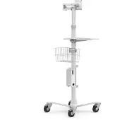 Compulocks Group Compulocks Medical Rolling Cart Extended - VESA Compatible - Vagn - för LCD-display - medicinsk - vit - skärmstorlek: upp till 15 tum - för Compulocks Medical Rolling Cart Extended - VESA Compatible