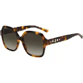 Jimmy Choo Square Dam Dark Havana Brown Gradient Rella/G/S