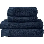 Zone Denmark Classic Dark Blue 331889 set med handdukar 4 st