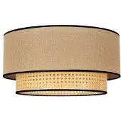 Duolla Taklampa Big Boho , dimbar, Ljust trä, Vardagsrum / matsal, Textil / tyger / siden, Lantlig / rustik, Taklampa