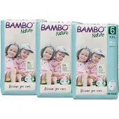 Bambo Nature Blöja för barn, byxblöja, miljömärkt, Pants, str. 6 (5 st.)