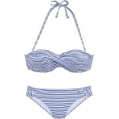 s.Oliver Bikini kobaltblå / vit