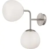 Maytoni Vägglampa Erich, dimbar, Aluminium / grå / zink, Vardagsrum / matsal, Metall, Vägglampa, vägglampa inomhus