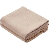 Cam Cam Muslinfiltar - 72x72 - 2-pack - Dusty Rose - - One Size - Muslinfilt