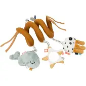 Done by Deer Aktivitetsleksaker - Snurra Sea Friends - Mustard - - One Size - Aktivitetsleksaker