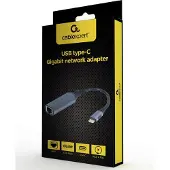 Cablexpert Nätverksadapter USB-C till Ethernet RJ45 Gigabit 1000Mbps