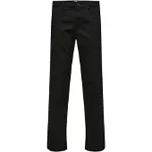 Selected New Miles Straight Fit Chinobyxor
