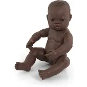 Miniland Afrikansk Nyfödd Docka 40 Cm