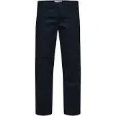 Selected New Miles Straight Fit Chinobyxor
