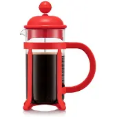 Bodum French Press Coffee Cooker - - Java - Plastram och lock - 3 koppar - 0,35 L - Röd