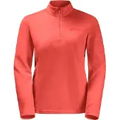Jack Wolfskin Women's Taunus Halfzip Hot Coral