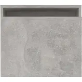 vidaXL Soffbord set betonggrå 100x48x40 cm konstruerat trä