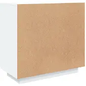 vidaXL Skåp, Vitt, 80X40X75 Cm, Träbaserat Material