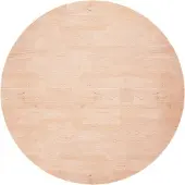 vidaXL Rund bordsskiva Ø70x1,5 cm obehandlat massiv ek