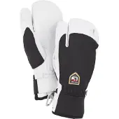 Hestra Army Leather Patrol 3-finger Skidhandskar, Svart