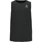 Odlo - Trail running kläder - Tank Crew Neck Essential Black för Unisex - Storlek XL - Svart