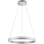 Paul Neuhaus Smart pendellampa Q-Vito, dimbar, Aluminium / grå / zink, Vardagsrum / matsal, Metall, Modern, Smarta hem pendellampa