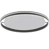 Paul Neuhaus Smart taklampa Q-Vito, dimbar, Svart, Vardagsrum / matsal, Metall, Modern, Smarta hem taklampa