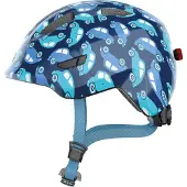 ABUS Smiley 3.0 LED, Cykelhjälm, Junior, Blue Car
