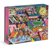 Galison Novel Neighborhood 1000 Piece Foil Puzzle