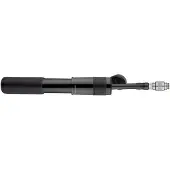 Lezyne /BIRZMAN handpump Velocity MTB Black (Presta/Schrader) 90psi/6.2bar, 183mm, CNC, svart