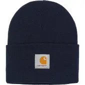 Carhartt WIP - Mössor - Acrylic Watch Hat Dark Navy för Unisex - Marinblå